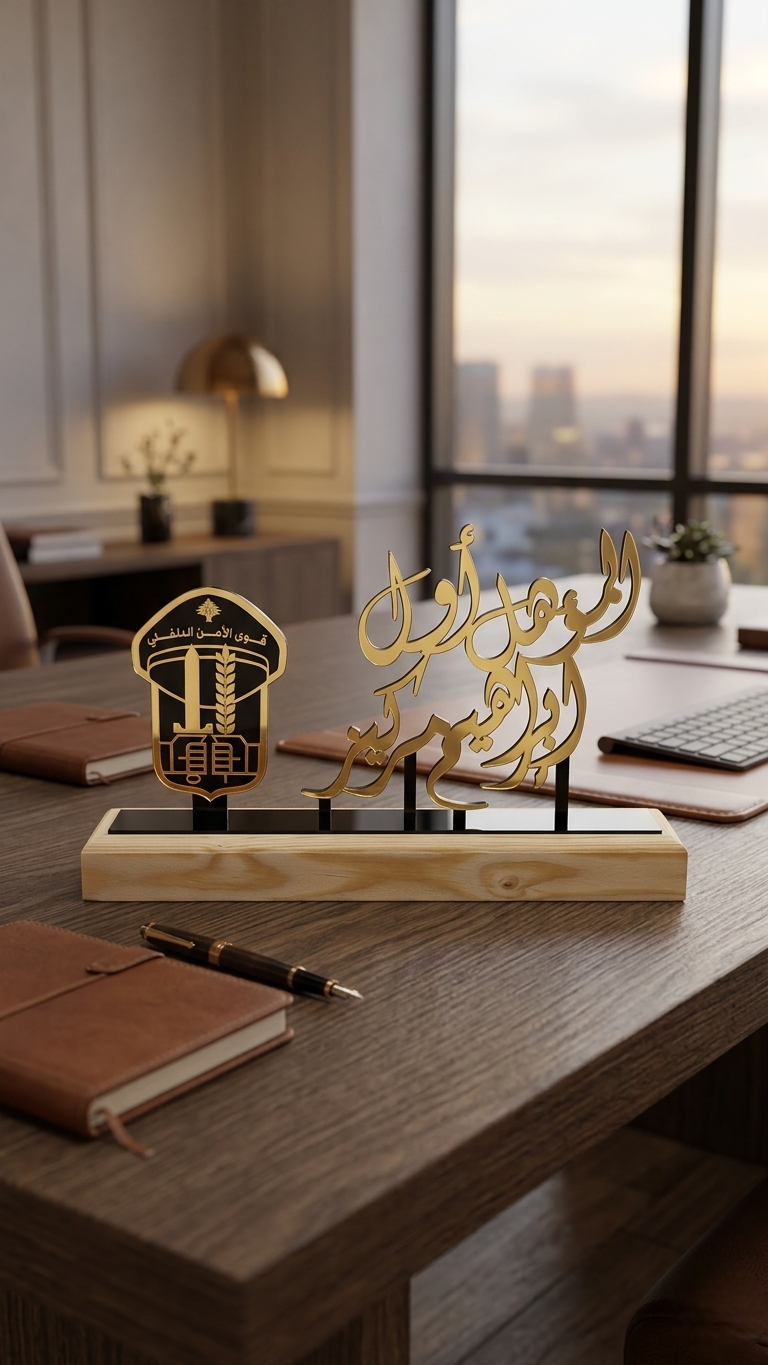 Personalized Desk Plate