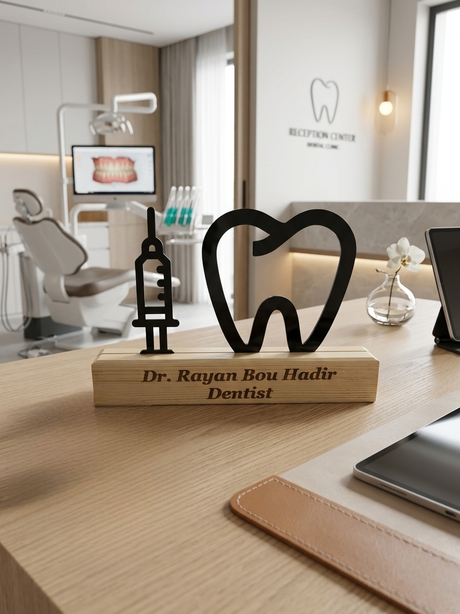 Personalized Desk Plate